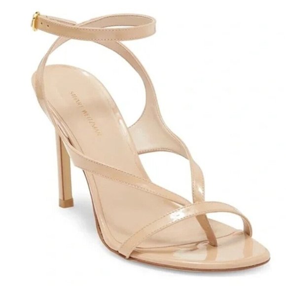 $550 STUART WEITZMAN Align 95 PATENT Leather Sandal THONG NUDIST ADOBE 6 (DB3),All Products : American Fashion Style Bags On Sale